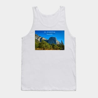 El Capitan from Cook's Meadow Yosemite National Park Tank Top